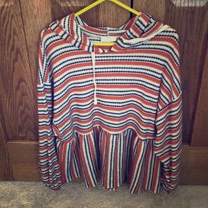 Adorable stripped sweatshirt!!!!